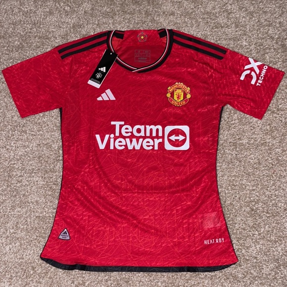 Adidas Manchester United Rashford 2023/2024 Men’s Home Soccer Jersey - Picture 2 of 6